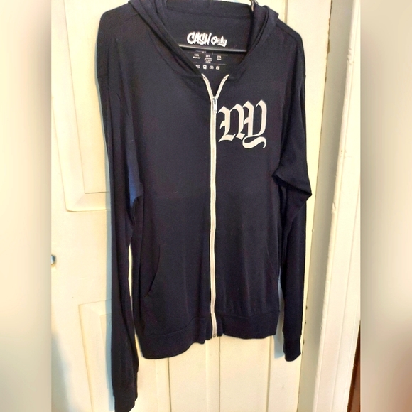 NY. The Sins Of Zip-Up Hoodie - Picture 1 of 7